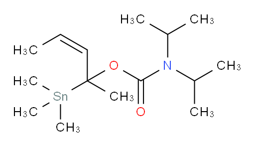 (Z)-2-(trimethylstannyl)pent-3-en-2-yl diisopropylcarbamate