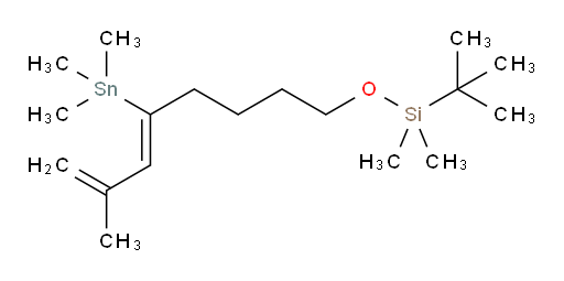 (Z)-tert-butyldimethyl((7-methyl-5-(trimethylstannyl)octa-5,7-dien-1-yl)oxy)silane