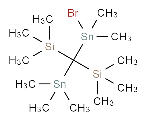 ((bromodimethylstannyl)(trimethylstannyl)methylene)bis(trimethylsilane)