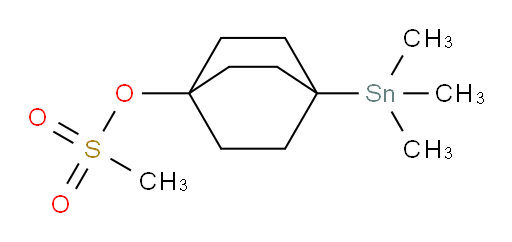 4-(trimethylstannyl)bicyclo[2.2.2]octan-1-yl methanesulfonate