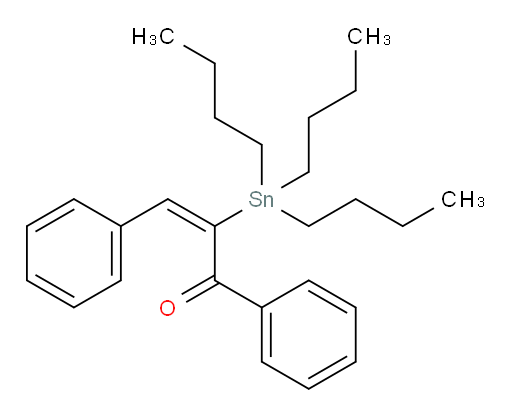 (E)-1,3-二苯基-2-(三丁基锡基)丙-2-烯-1-酮