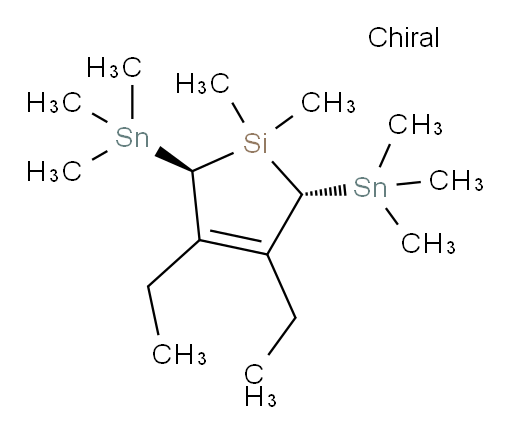 (2R,5R)-3,4-diethyl-1,1-dimethyl-2,5-bis(trimethylstannyl)-2,5-dihydro-1H-silole