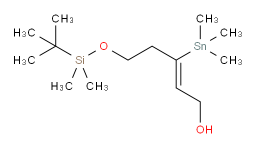 (Z)-5-((tert-butyldimethylsilyl)oxy)-3-(trimethylstannyl)pent-2-en-1-ol