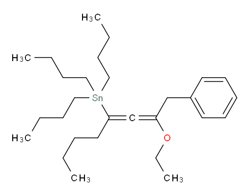 tributyl(2-ethoxy-1-phenylocta-2,3-dien-4-yl)stannane