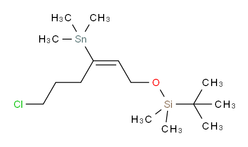 (E)-叔丁基((6-氯-3-(三甲基锡基)己-2-烯-1-氧基))二甲基硅烷