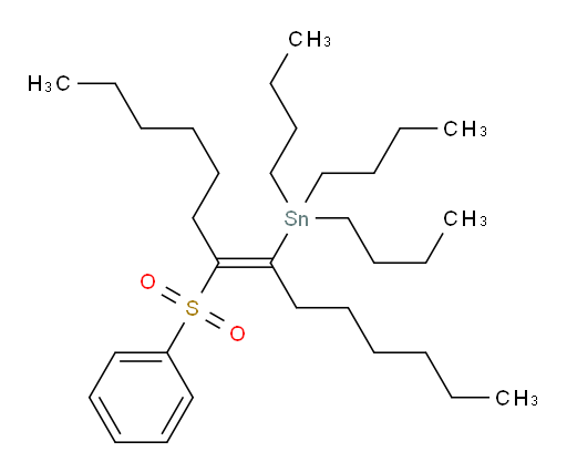 (E)-三丁基(8-(苯基磺酰基)十四烷-7-烯-7-基)锡烷