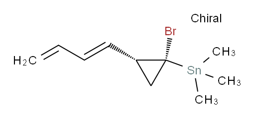 ((1S,2R)-1-bromo-2-((E)-buta-1,3-dien-1-yl)cyclopropyl)trimethylstannane