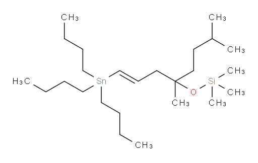 (E)-((4,7-dimethyl-1-(tributylstannyl)oct-1-en-4-yl)oxy)trimethylsilane
