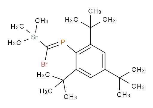 (E)-(bromo(trimethylstannyl)methylene)(2,4,6-tri-tert-butylphenyl)phosphine