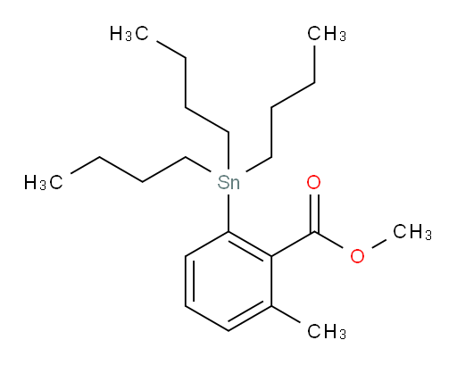 甲基 2-甲基-6-(三丁基锡基)苯甲酸酯