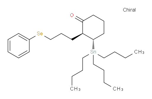 (2S,3S)-2-(3-(phenylselanyl)propyl)-3-(tributylstannyl)cyclohexanone