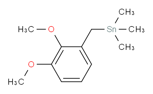 (2,3-dimethoxybenzyl)trimethylstannane