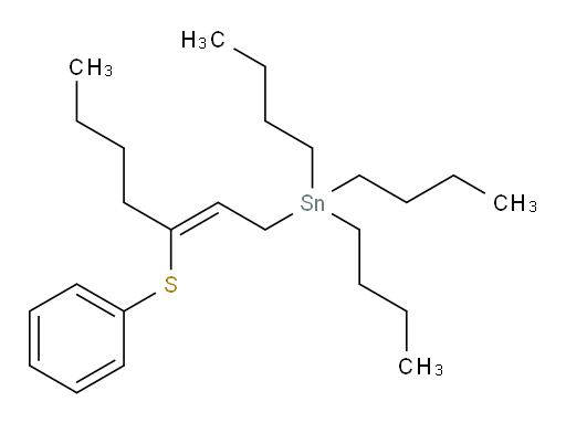 (Z)-tributyl(3-(phenylthio)hept-2-en-1-yl)stannane