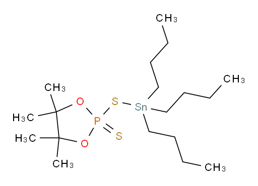 4,4,5,5-tetramethyl-2-((tributylstannyl)thio)-1,3,2-dioxaphospholane 2-sulfide