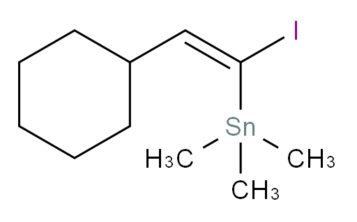 (E)-(2-cyclohexyl-1-iodovinyl)trimethylstannane