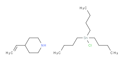 4-vinylpiperidine compound with tributylchlorostannane (1:1)