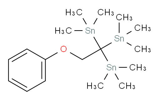 (2-phenoxyethane-1,1,1-triyl)tris(trimethylstannane)
