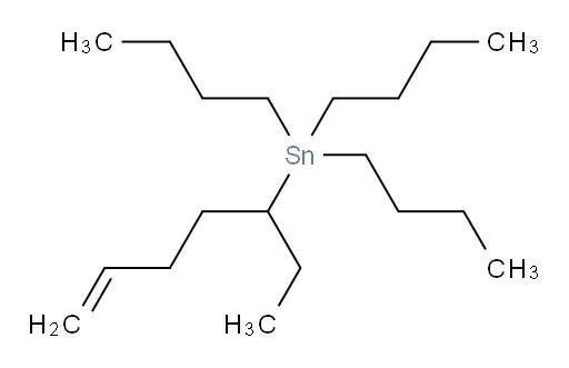 tributyl(hept-6-en-3-yl)stannane