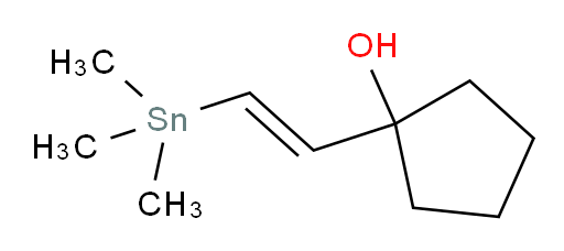(E)-1-(2-(trimethylstannyl)vinyl)cyclopentanol