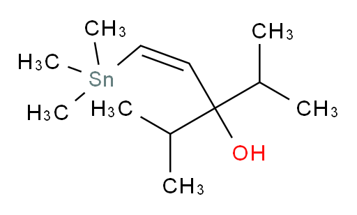 (Z)-3-异丙基-4-甲基-1-(三甲基锡基)戊-1-烯-3-醇