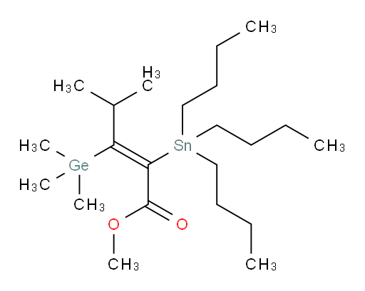 (E)-methyl 4-methyl-2-(tributylstannyl)-3-(trimethylgermyl)pent-2-enoate