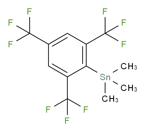 trimethyl(2,4,6-tris(trifluoromethyl)phenyl)stannane