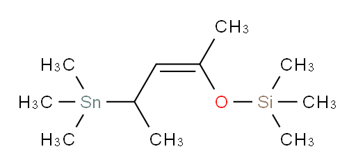 (Z)-trimethyl((4-(trimethylstannyl)pent-2-en-2-yl)oxy)silane