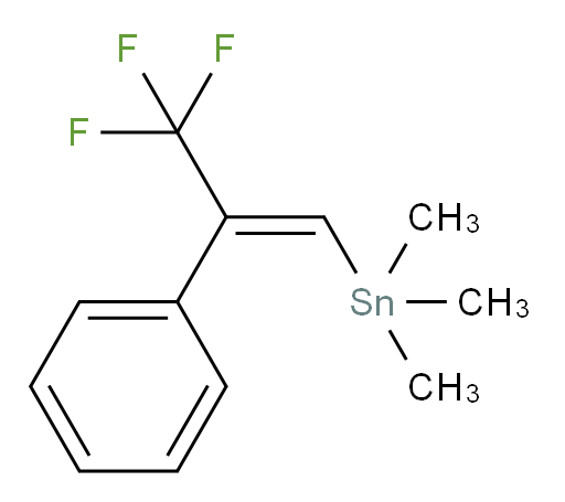 (E)-trimethyl(3,3,3-trifluoro-2-phenylprop-1-en-1-yl)stannane