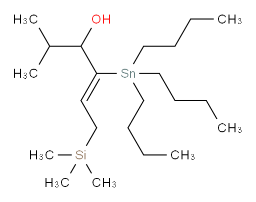 (Z)-2-methyl-4-(tributylstannyl)-6-(trimethylsilyl)hex-4-en-3-ol
