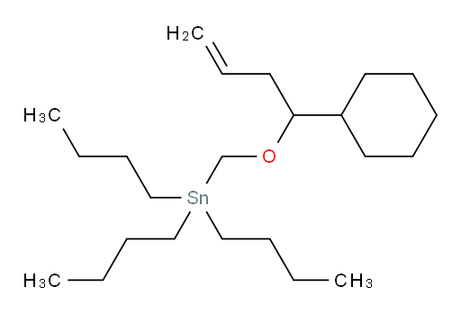 tributyl(((1-cyclohexylbut-3-en-1-yl)oxy)methyl)stannane