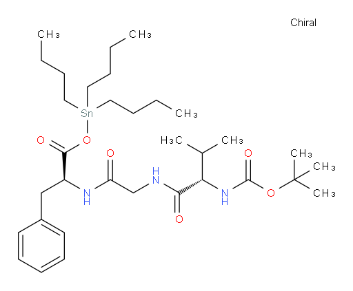 (6S,12S)-tributylstannyl 12-benzyl-6-isopropyl-2,2-dimethyl-4,7,10-trioxo-3-oxa-5,8,11-triazatridecan-13-oate