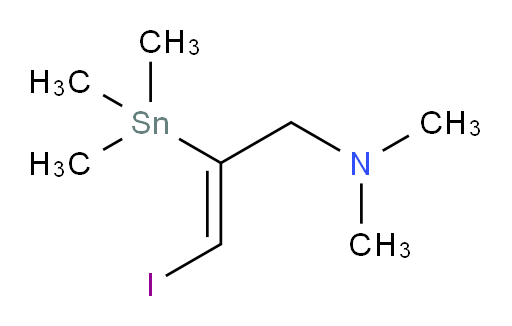 (Z)-3-iodo-N,N-dimethyl-2-(trimethylstannyl)prop-2-en-1-amine