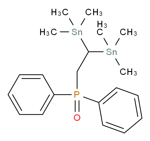 (2,2-bis(trimethylstannyl)ethyl)diphenylphosphine oxide