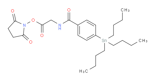 2,5-dioxopyrrolidin-1-yl 2-(4-(tributylstannyl)benzamido)acetate