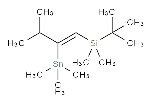 (Z)-tert-butyldimethyl(3-methyl-2-(trimethylstannyl)but-1-en-1-yl)silane