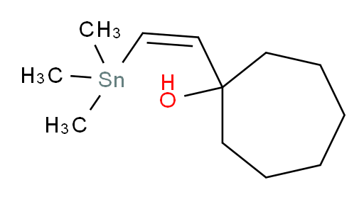 (Z)-1-(2-(trimethylstannyl)vinyl)cycloheptanol
