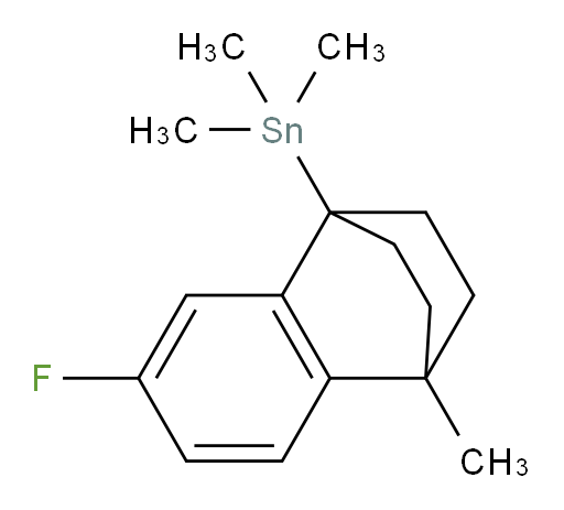 (7-fluoro-4-methyl-1,2,3,4-tetrahydro-1,4-ethanonaphthalen-1-yl)trimethylstannane