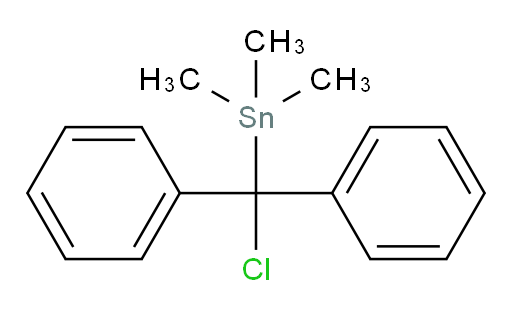 (chlorodiphenylmethyl)trimethylstannane