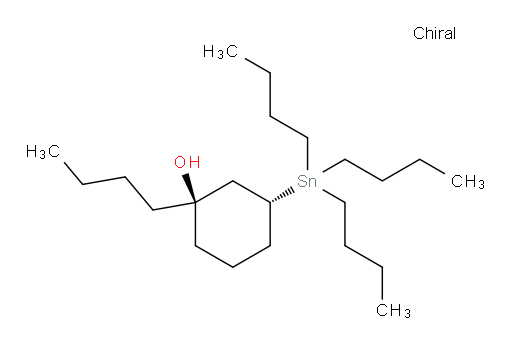 (1R,3R)-1-butyl-3-(tributylstannyl)cyclohexanol