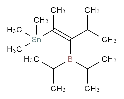 (E)-(3-(diisopropylboryl)-4-methylpent-2-en-2-yl)trimethylstannane