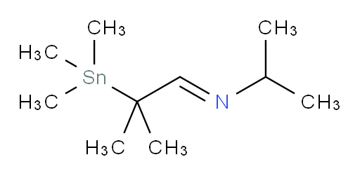 (E)-N-(2-methyl-2-(trimethylstannyl)propylidene)propan-2-amine