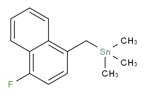 ((4-fluoronaphthalen-1-yl)methyl)trimethylstannane