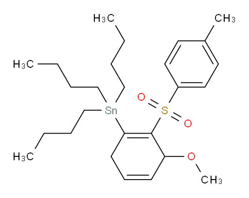 tributyl(3-methoxy-2-tosylcyclohexa-1,4-dien-1-yl)stannane