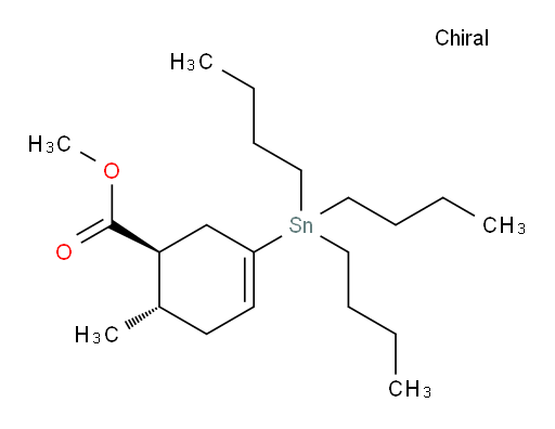 (1S,6S)-methyl 6-methyl-3-(tributylstannyl)cyclohex-3-enecarboxylate