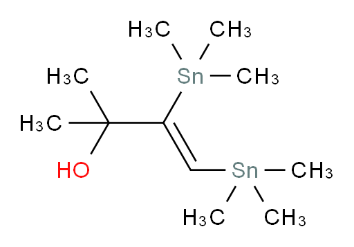 (Z)-2-methyl-3,4-bis(trimethylstannyl)but-3-en-2-ol