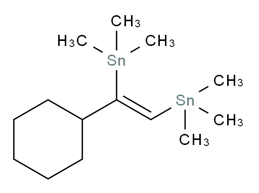 (Z)-(1-cyclohexylethene-1,2-diyl)bis(trimethylstannane)