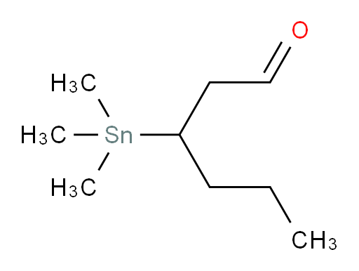 3-(trimethylstannyl)hexanal