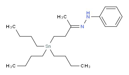 (E)-1-phenyl-2-(4-(tributylstannyl)butan-2-ylidene)hydrazine