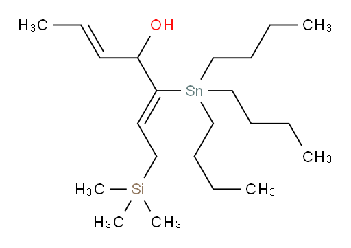 (2Z,5E)-3-(tributylstannyl)-1-(trimethylsilyl)hepta-2,5-dien-4-ol