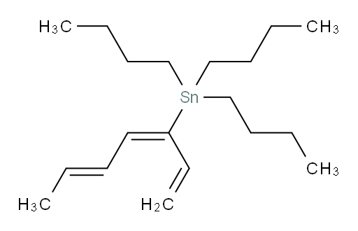 三丁基((3E,5E)-庚-1,3,5-三烯-3-基)锡烷